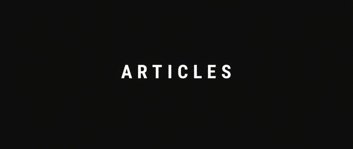 ARTICLES