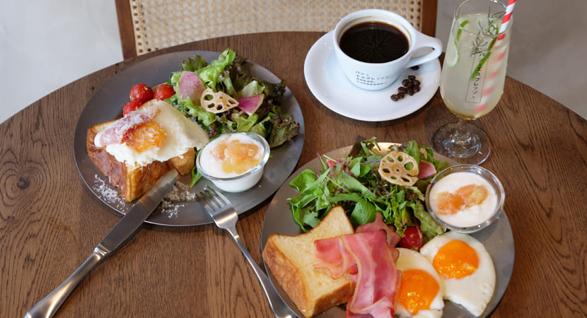 愛知・犬山市のパンとエスプレッソと犬山城の料理
