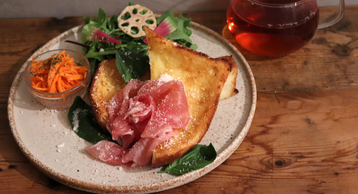 東京・花ナ々ナ（ハナバナ）門前仲町のフレンチトースト1