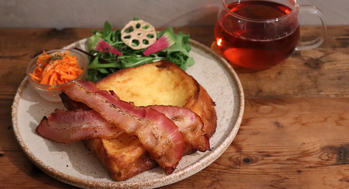 東京・花ナ々ナ（ハナバナ）門前仲町のフレンチトースト2